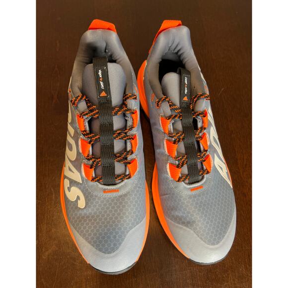 Adidas Men's Vigor TR 6 Trail Running Shoes Grey/Orange ~ Size 10 - Picture 6 of 11